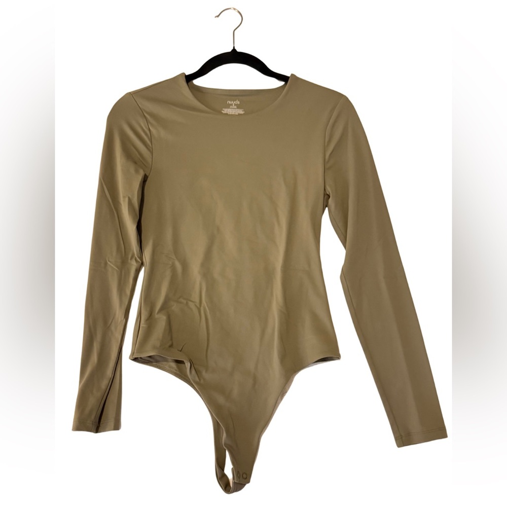nuuds Long Sleeve Bodysuit, Small